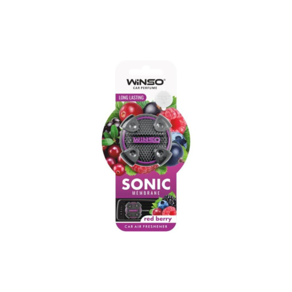 Ароматизатор для автомобіля WINSO Sonic Red Berry (531030)