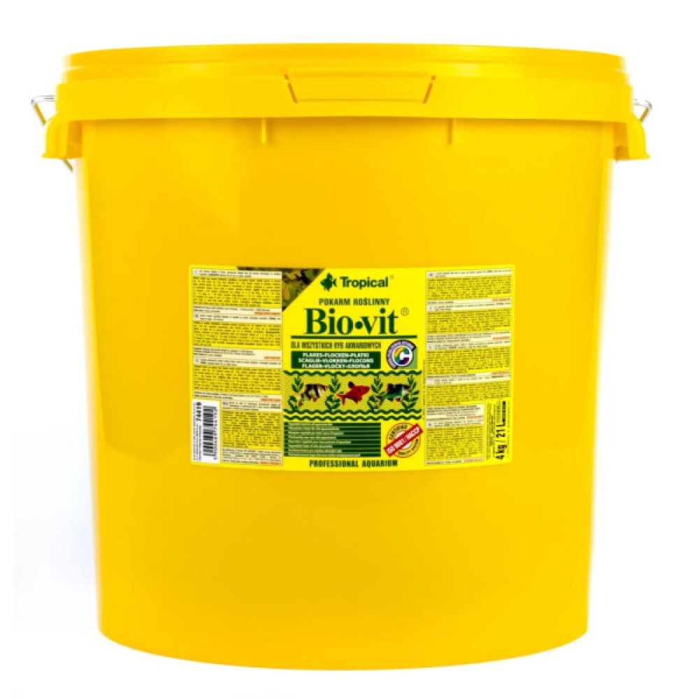 Корм для риб Tropical Bio-vit у пластівцях 21 л (5900469744192)