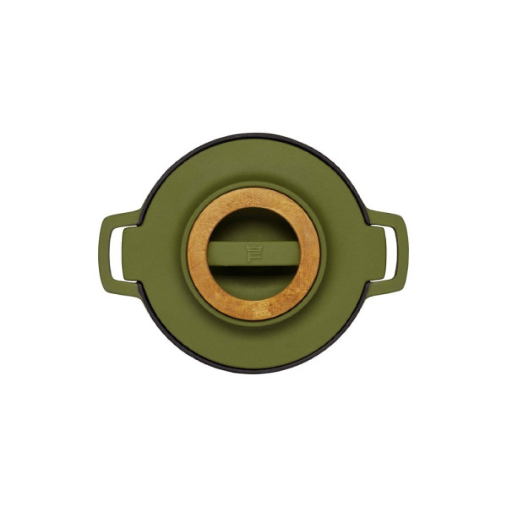 Каструля Fiskars Norden Limited Colour Edition чавунна 4 л колір кропива (1071128)