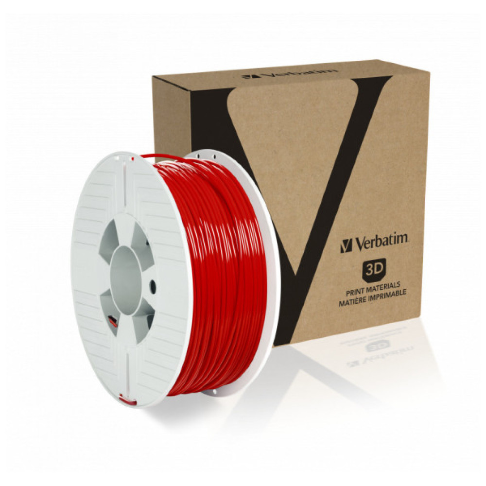 Пластик для 3D-принтера Verbatim PLA, 2,85 мм, 1кг, red (55330)