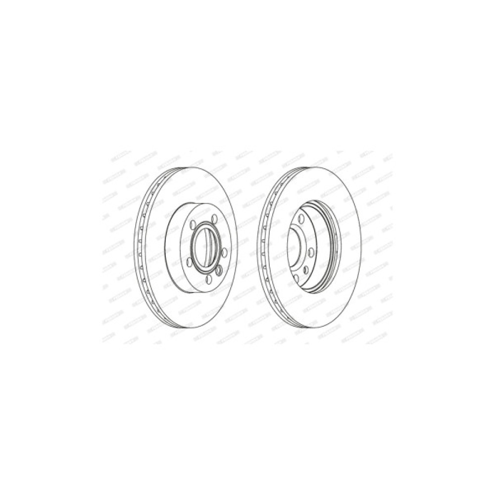 Гальмівний диск FERODO DDF1010