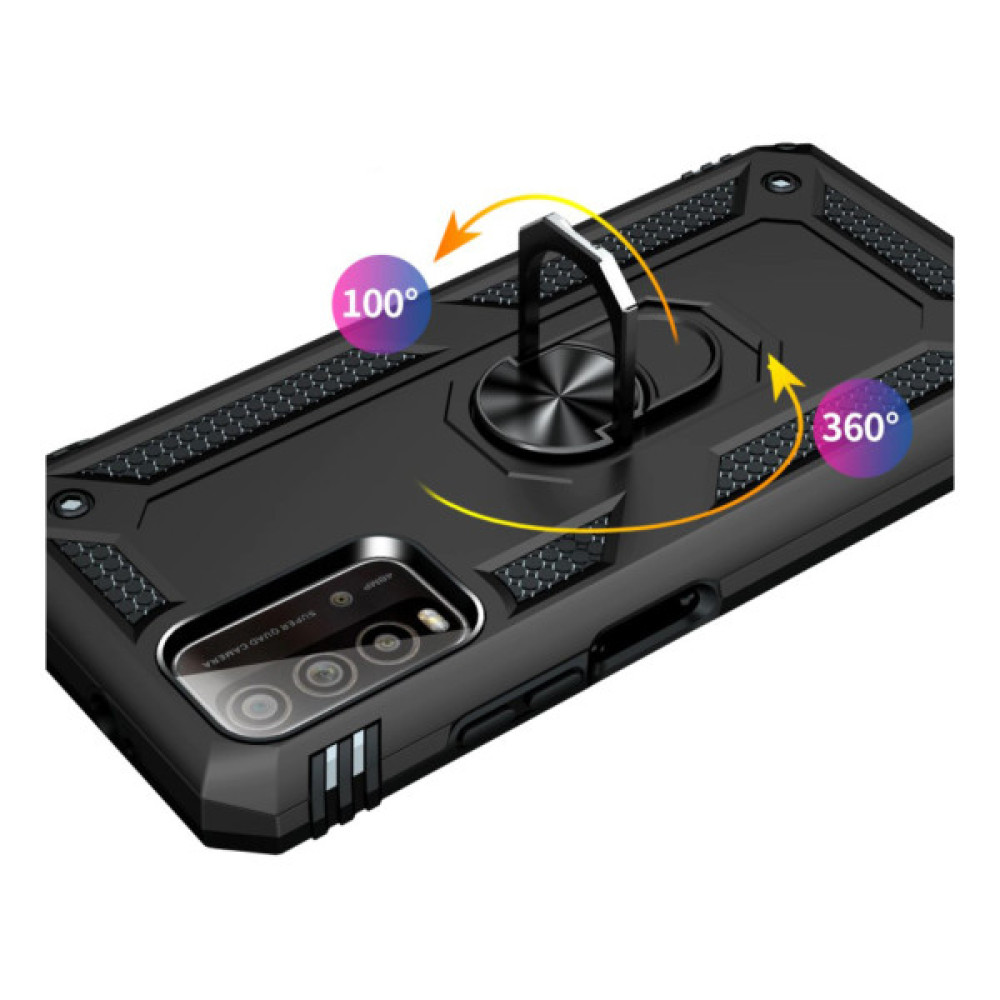 Чохол до мобільного телефона BeCover Military Xiaomi Redmi 9T / Poco M3 Black (706646)