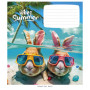Зошит Школярик Summer vibes 24 аркуша лінія (024-3494L)