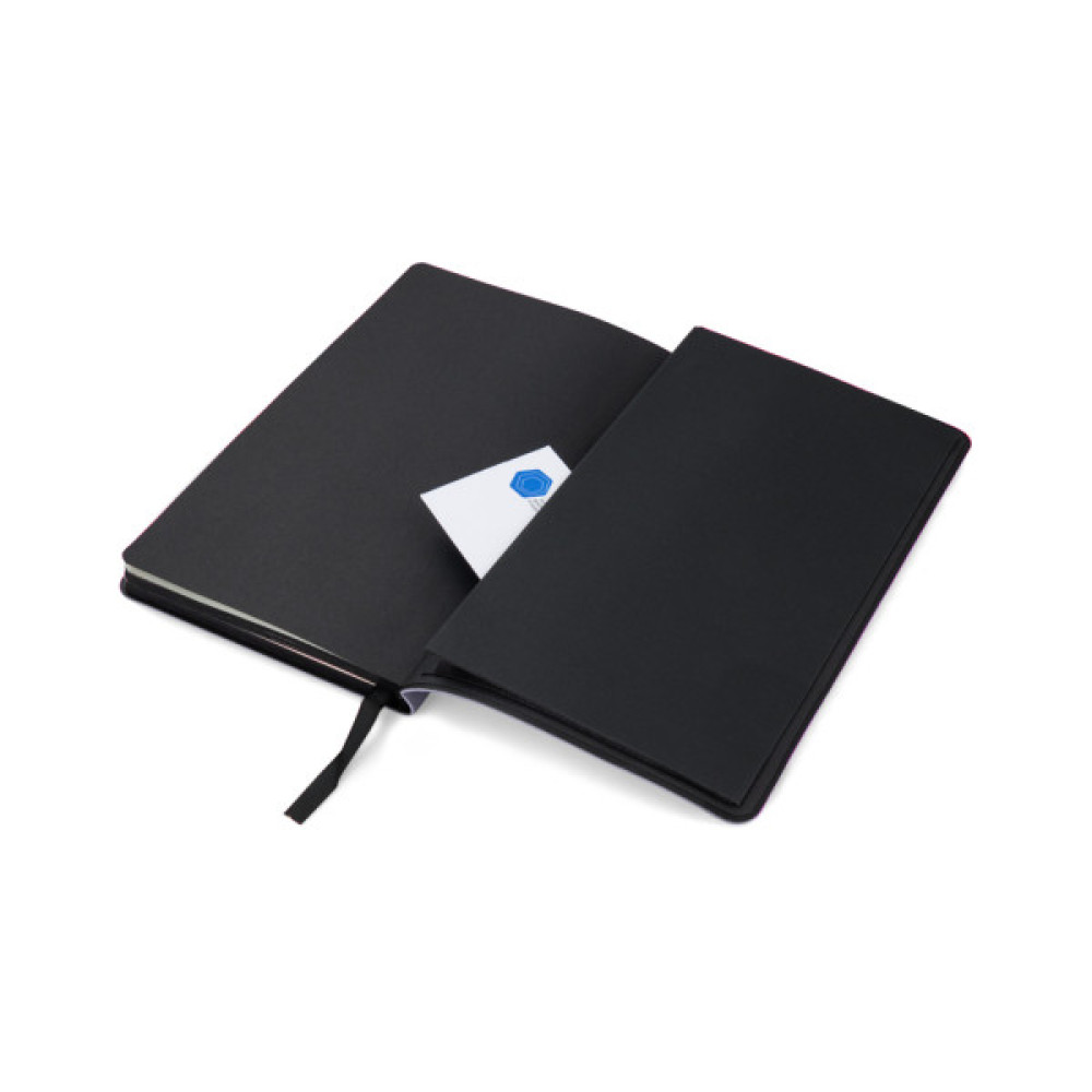 Блокнот Axent Partner Soft, 125х195, 96арк, кліт, сріблястий (8206-34-A)