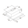 Витяжка Cata телескопічна, 60см, 600м.куб/год, TF-5260 x, нерж