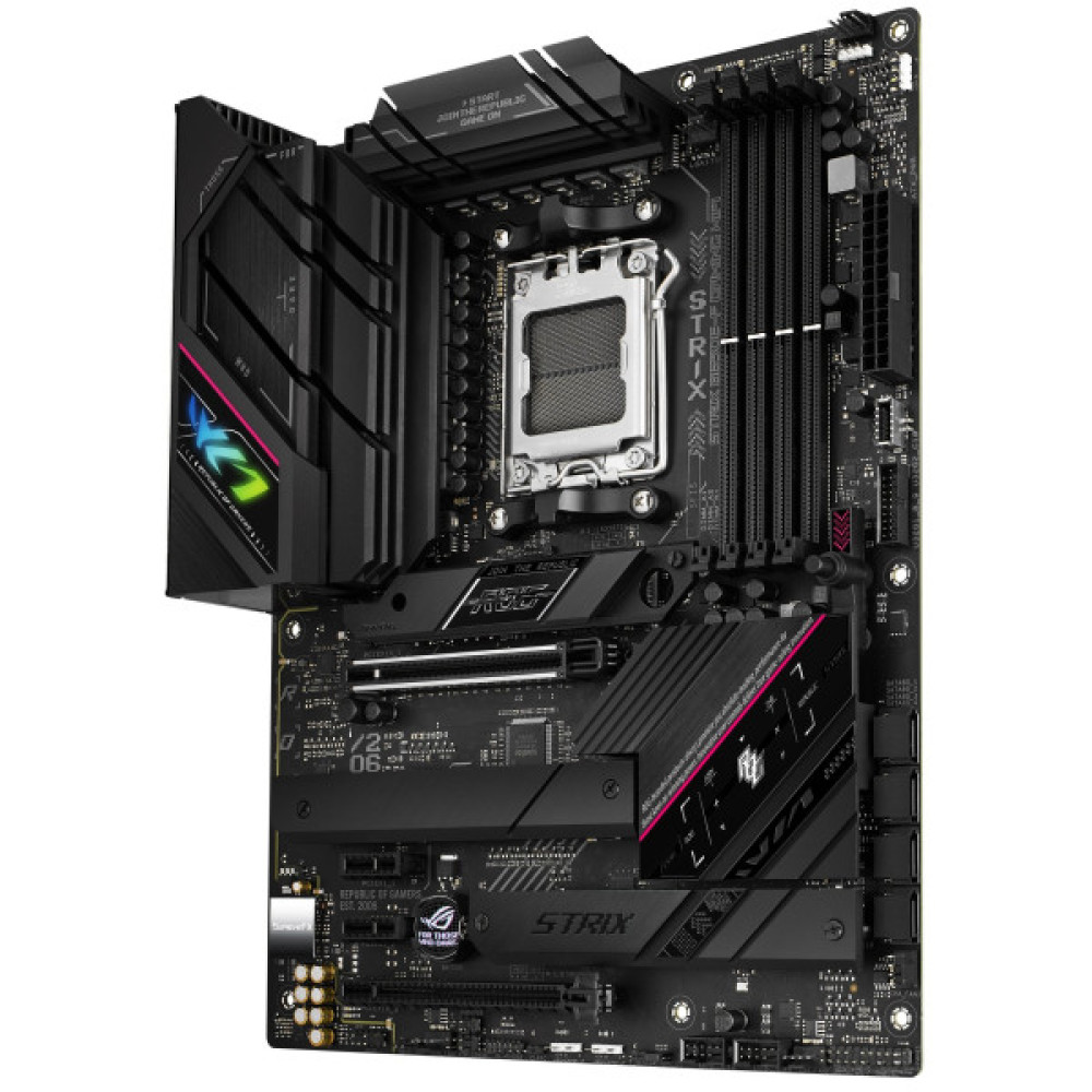 Материнcька плата ASUS ROG STRIX B650E-F GAMING WIFI sAM5 B650 4xDDR5 M.2 HDMI DP WiFi BT ATX