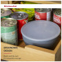 Миска KitchenAid Coreline, набір 4 шт, з кришкою, сірий (KQG176OSCGG) Миска KitchenAid Coreline, набір 4 шт, з кришкою, сірий (KQG176OSCGG)