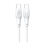 Дата кабель USB-C to USB-C 1.0m 60W High Elastic Zeus XO (NBQ239B_White) Дата кабель USB-C to USB-C 1.0m 60W High Elastic Zeus XO (NBQ239B_White)