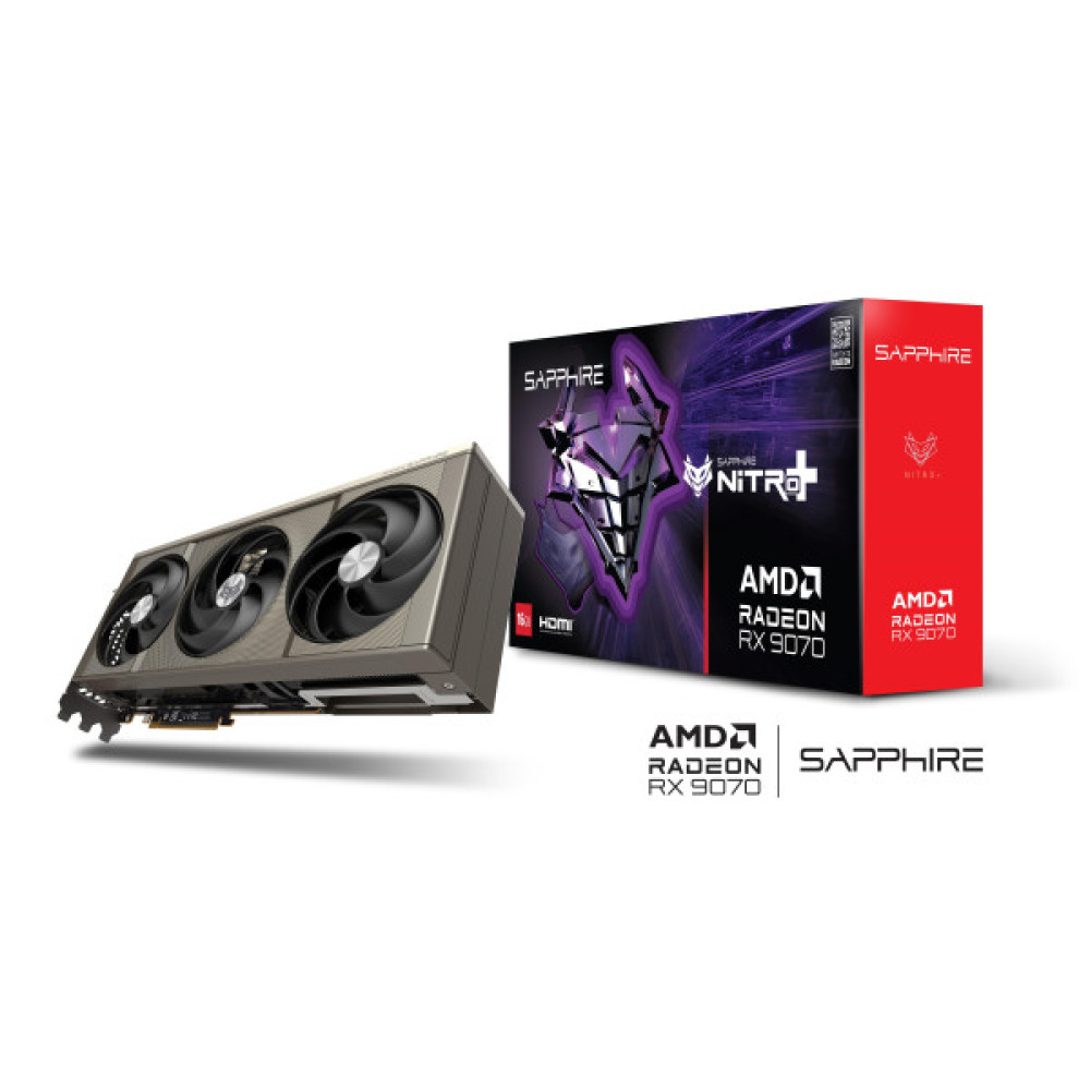 Відеокарта SAPPHIRE Radeon RX 9070 16GB GDDR6 NITRO+ GAMING OC