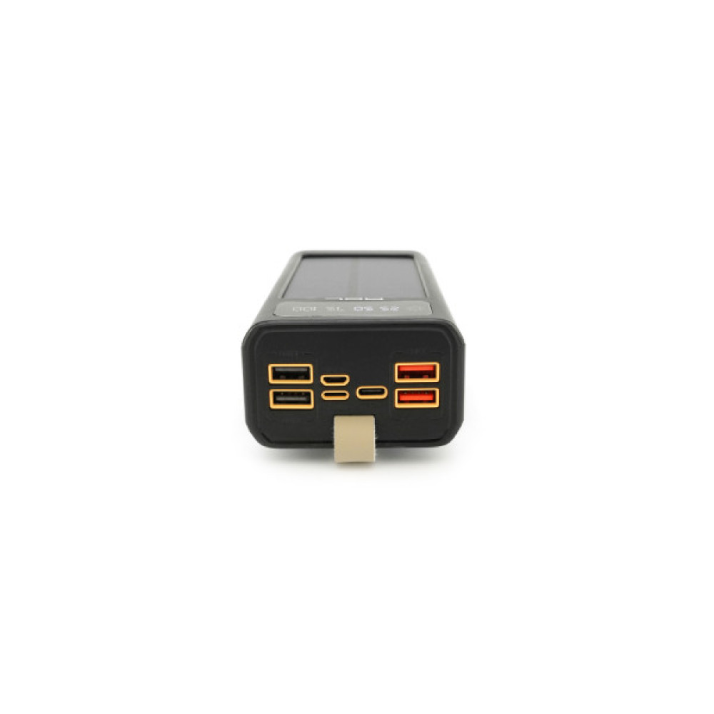 Батарея універсальна ACL 30000mAh, SOLAR, TypeC + Lighting, Black (PW-90B)