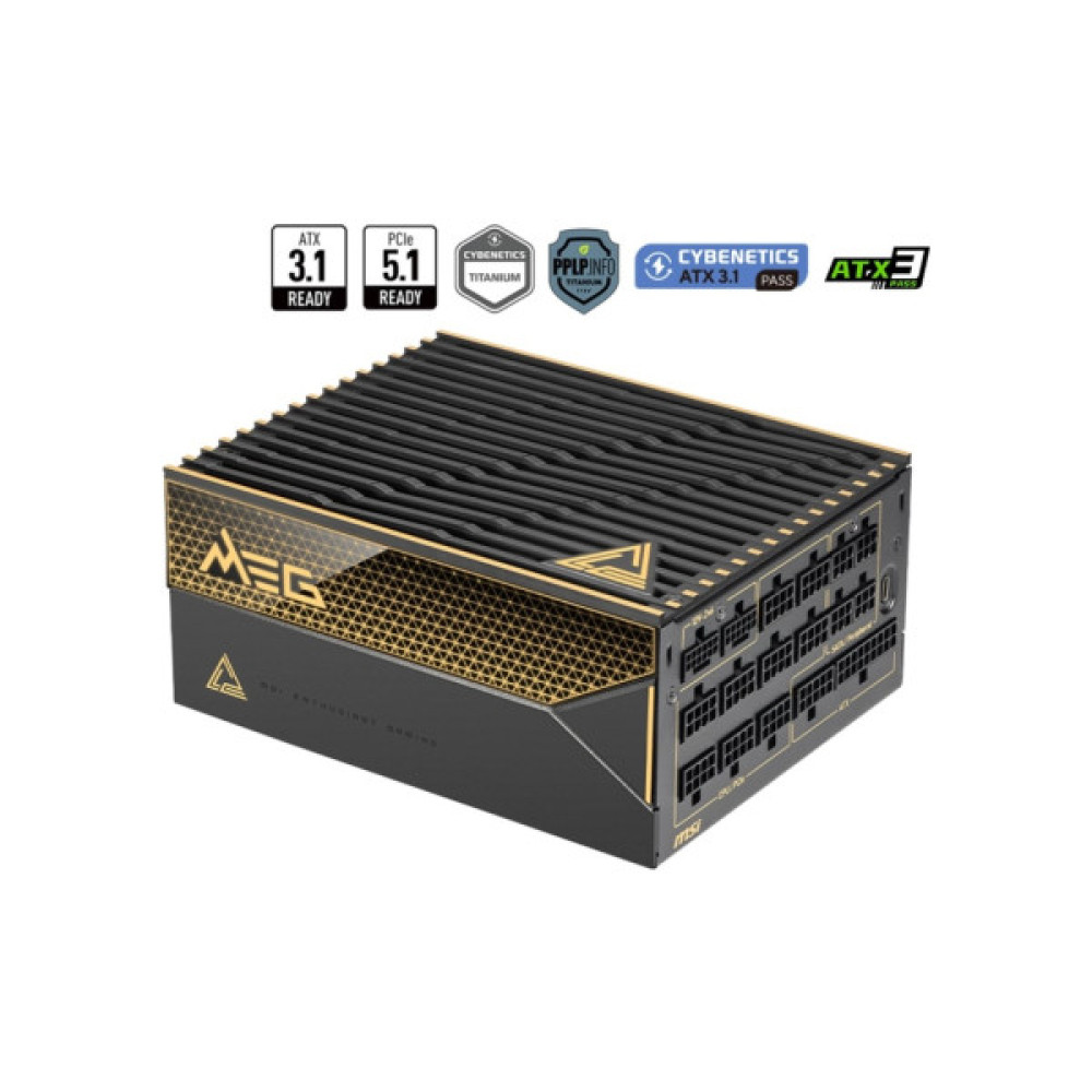 Блок живлення MSI 1600W (MEG Ai1600T PCIE5)