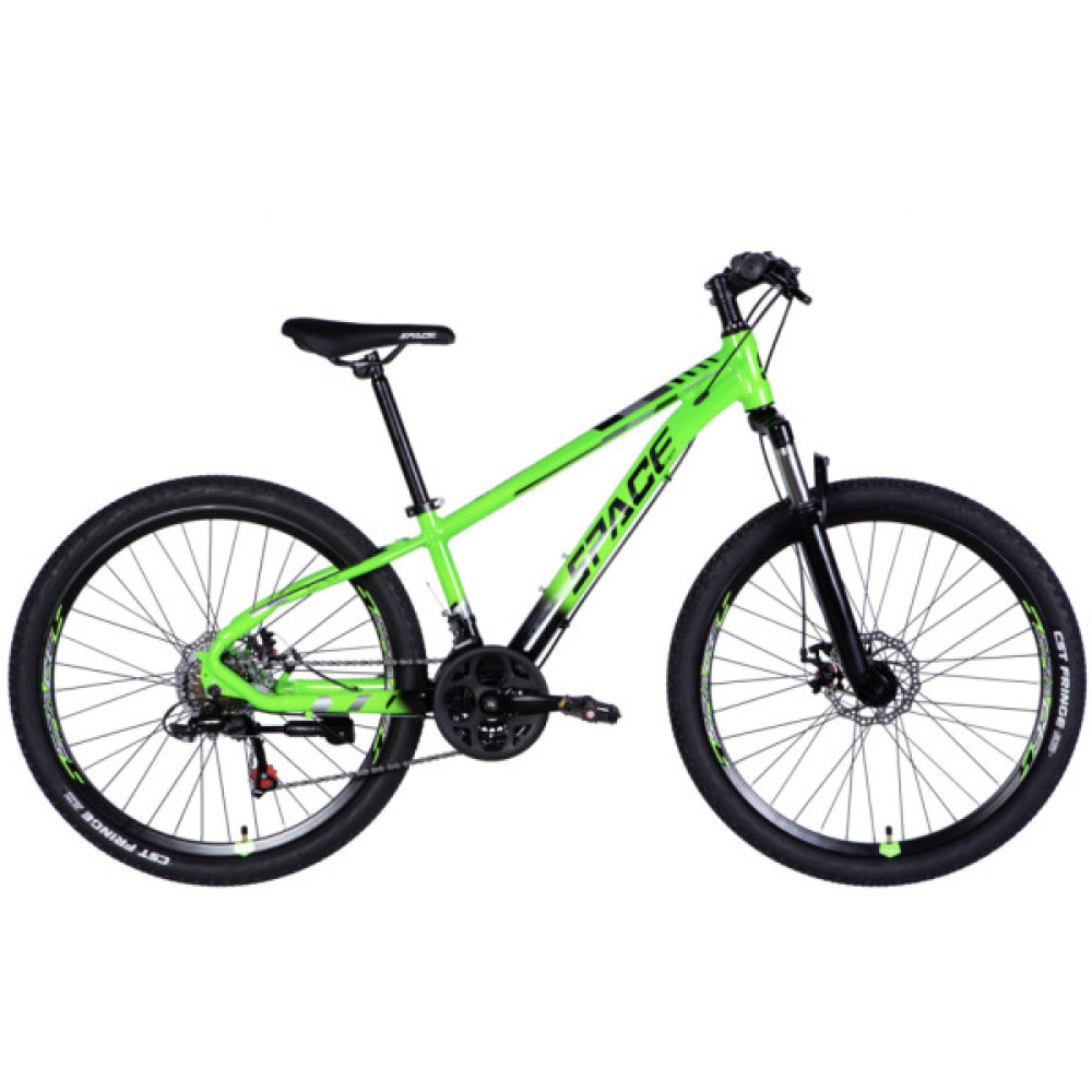 Велосипед Space 26" MERCURY DD FR рама-13" AL 2026 зелено-чорний (OPS-SP-26-082)