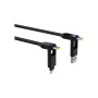 Дата кабель 6in1 inCharge XL 3.0m black Rolling Square (XLL01R)
