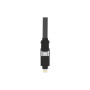 Дата кабель 6in1 inCharge XL 3.0m black Rolling Square (XLL01R)