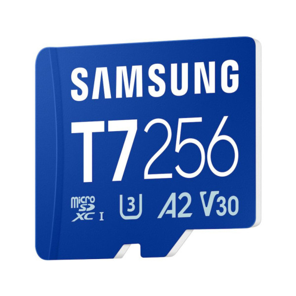 Карта пам'яті Samsung 256GB microSDXC class 10 UHS-I U3 V30 A2 T7 (MB-MB256T/WW)