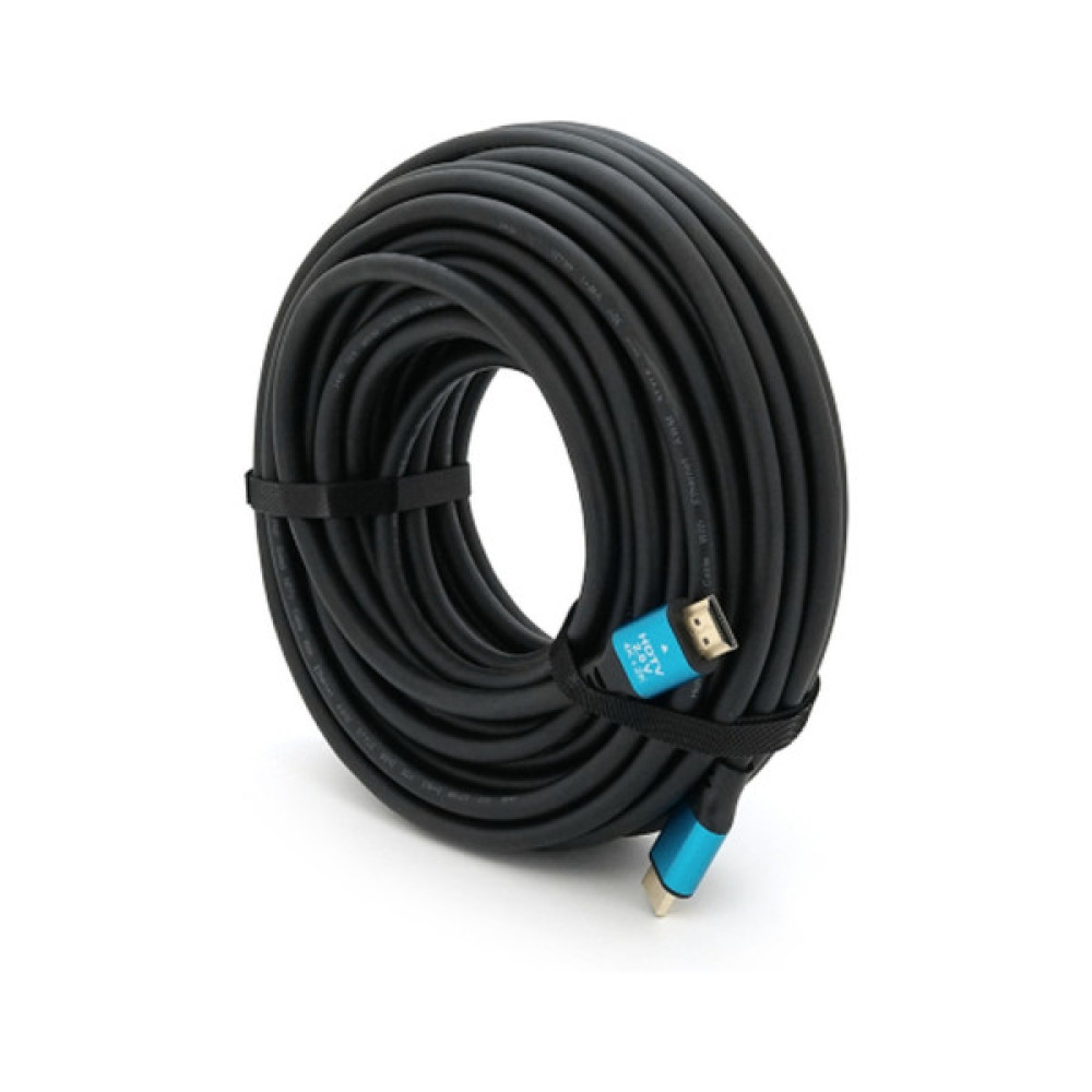 Кабель мультимедійний HDMI M to HDMI M 20.0m V2.0 4Kx2K black Merlion (YT-HDMI(M)/(M)4KV2.0-20m/19122)