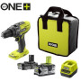 Шурупокрут-дриль ударний акумуляторний Ryobi ONE+ R18PD3-242S 18В 1х2А·год 1х4А·год ЗП 50Нм 500·1800об·хв 1.3кг сумка Шурупокрут-дриль ударний акумуляторний Ryobi ONE+ R18PD3-242S 18В 1х2А·год 1х4А·год ЗП 50Нм 500·1800об·хв 1.3кг сумка