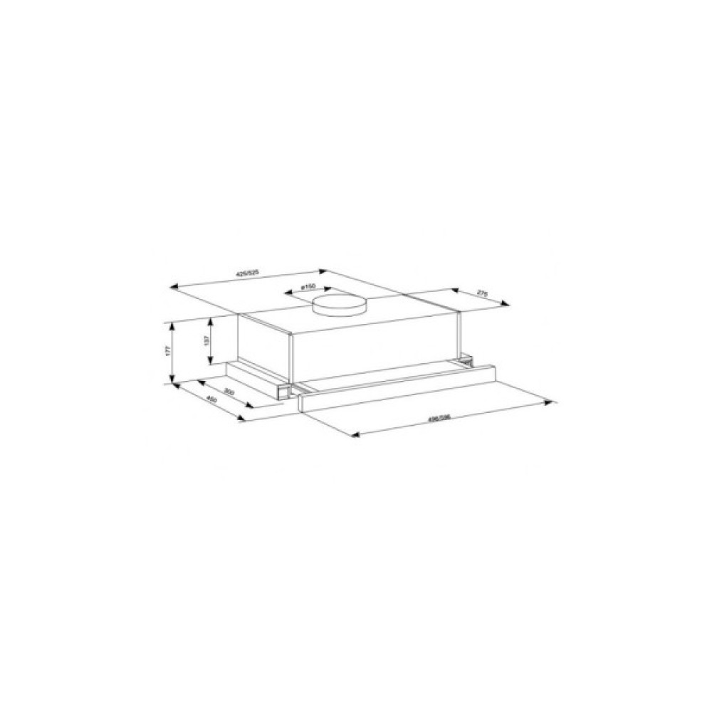 Витяжка кухонна Eleyus Cyclon 700 50 IS (Cyclon70050IS)