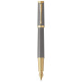 Ручка пір'яна Parker INGENUITY Grey Lacquer GT FP F (60 411) Ручка пір'яна Parker INGENUITY Grey Lacquer GT FP F (60 411)