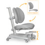 Дитяче крісло Mealux Ortoback Duo Base Grey (Y-510 G Base) Дитяче крісло Mealux Ortoback Duo Base Grey (Y-510 G Base)