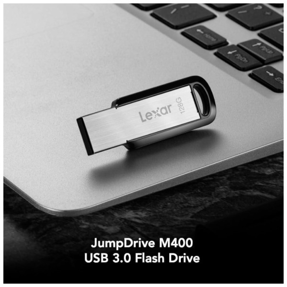 USB флеш накопичувач Lexar 128GB JumpDrive M400 USB 3.0 (LJDM400128G-BNBNG)