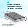 Батарея універсальна Canyon 10000mAh OnPower 510 slim Magsafe PD/20W Dark Grey (CNS-CPB510DG) Батарея універсальна Canyon 10000mAh OnPower 510 slim Magsafe PD/20W Dark Grey (CNS-CPB510DG)