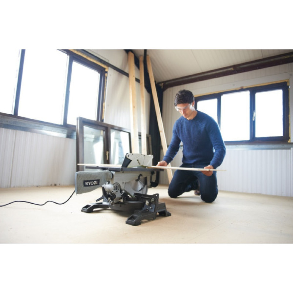 Пила торцювальна комбінована Ryobi RTMS1800-G 1800Вт диск 254мм 26.8кг