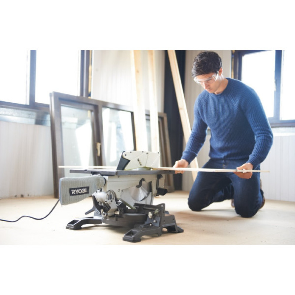 Пила торцювальна комбінована Ryobi RTMS1800-G 1800Вт диск 254мм 26.8кг