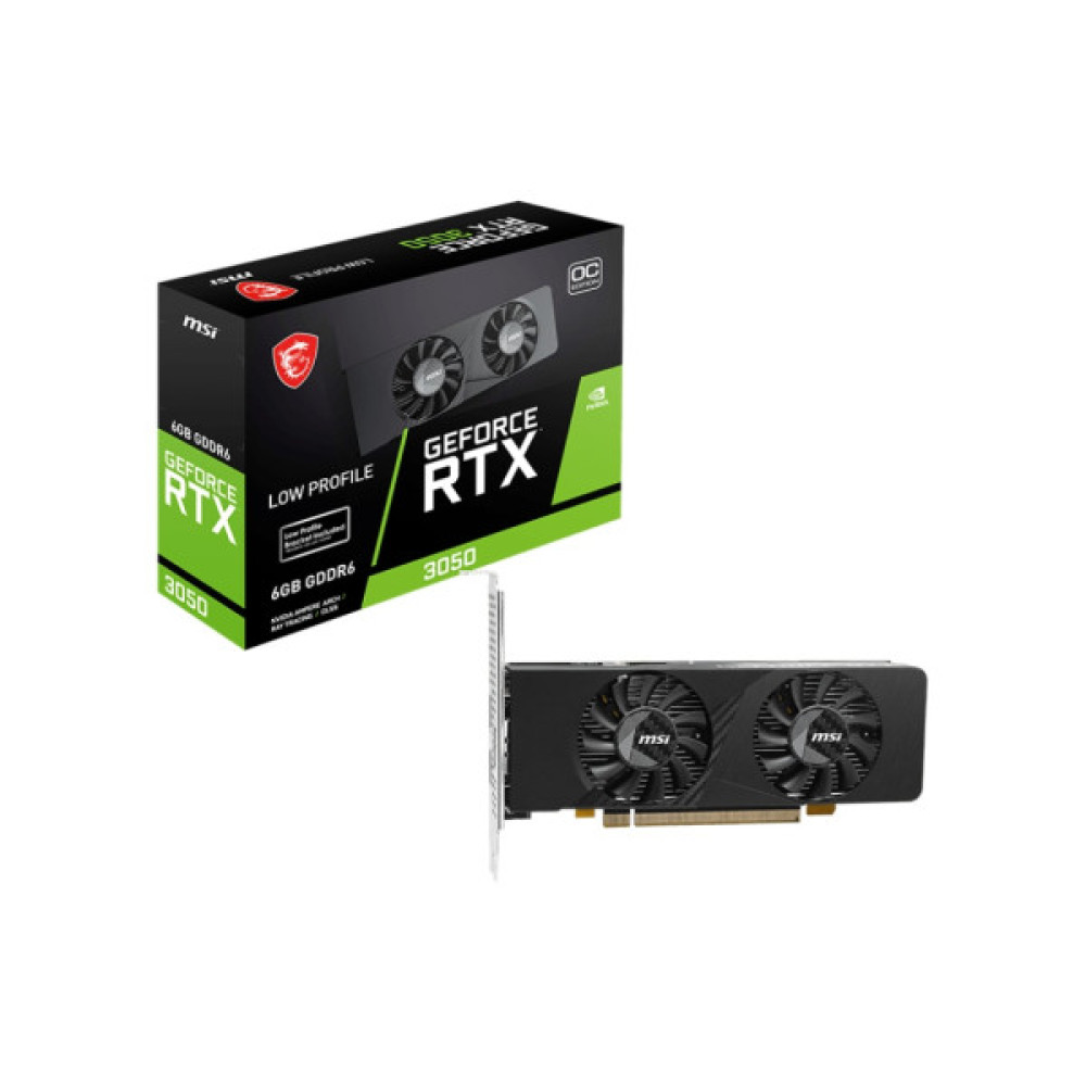 Відеокарта MSI GeForce RTX 3050 6GB GDDR6 LP E OC