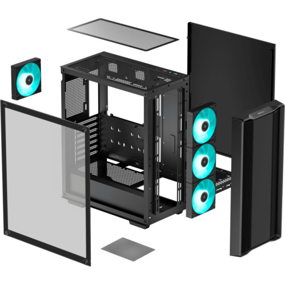 Корпус для ПК Deepcool CC560 V2 Black (R-CC560-BKGAA4-G-2)