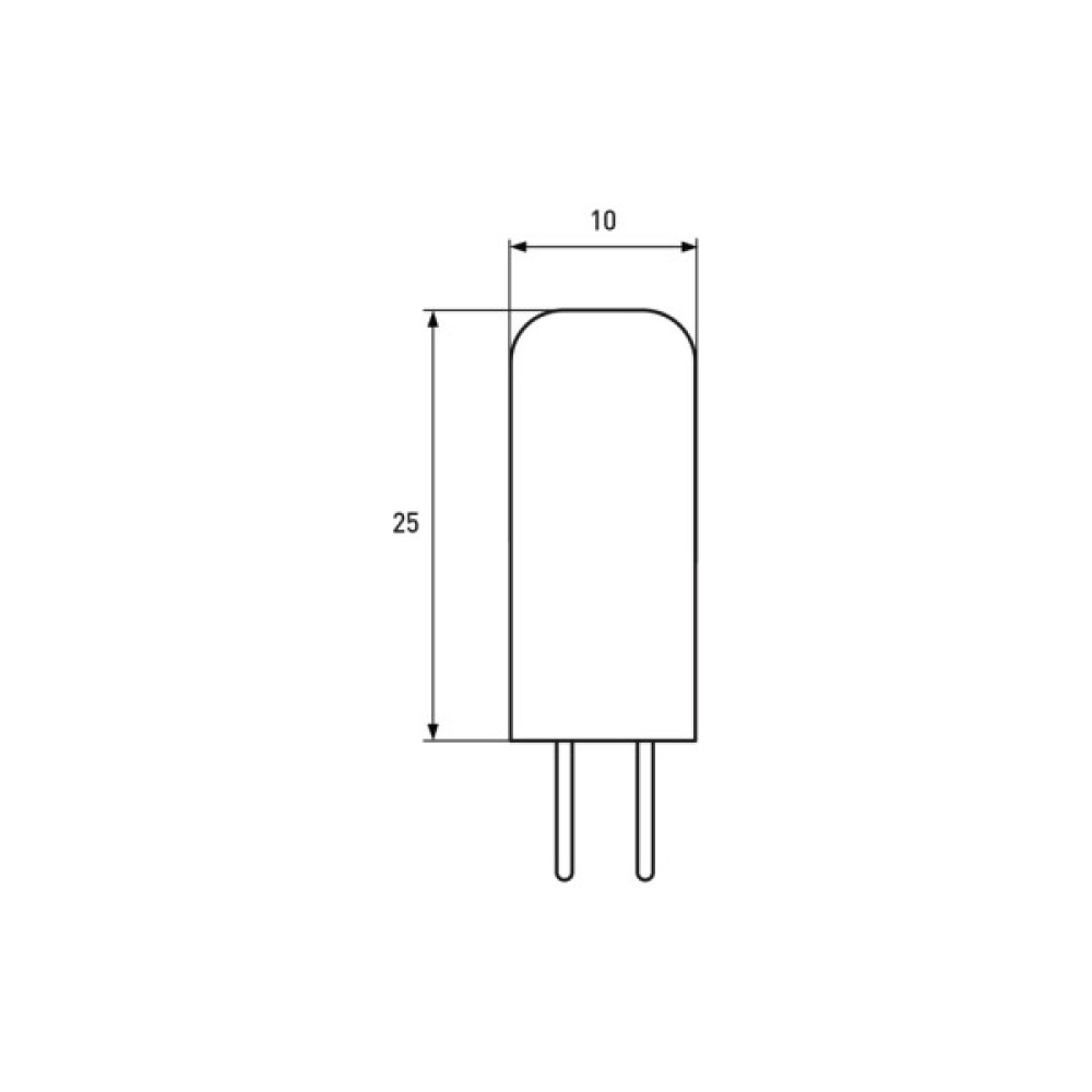 Лампочка Eurolamp LED силикон G4 2W 4000K 12V (LED-G4-0240(12))