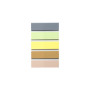 Стікер-закладка Buromax Plastic PASTEL 45x12mm, 5х25шт (BM.2302-99)