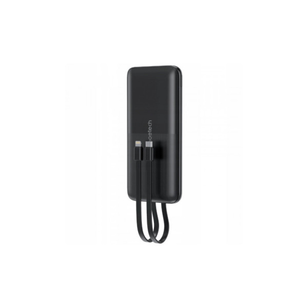 Батарея універсальна Choetech 10000mAh 22,5W, MicroUSB, USB-A, USB-C, build-in USB-C/Lightning cable (B654-BK)