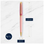 Ручка кулькова Waterman HEMISPHERE Colour Blocking Pink GT BP (22 581) Ручка кулькова Waterman HEMISPHERE Colour Blocking Pink GT BP (22 581)