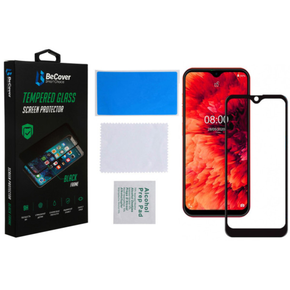 Скло захисне BeCover Ulefone Note 8 / Note 8P Black (707317) Скло захисне BeCover Ulefone Note 8 / Note 8P Black (707317)