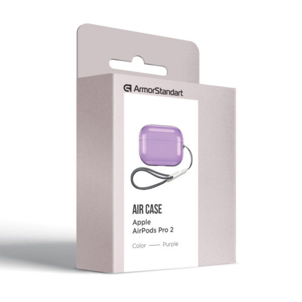 Чохол для навушників Armorstandart Air для Apple Airpods Pro 2 Purple (ARM85335) (ARM85335)