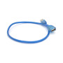 Дата кабель USB 2.0 AM/AF 0.5m transparent blue Voltronic (YT-AM/AF-0,5TBL)
