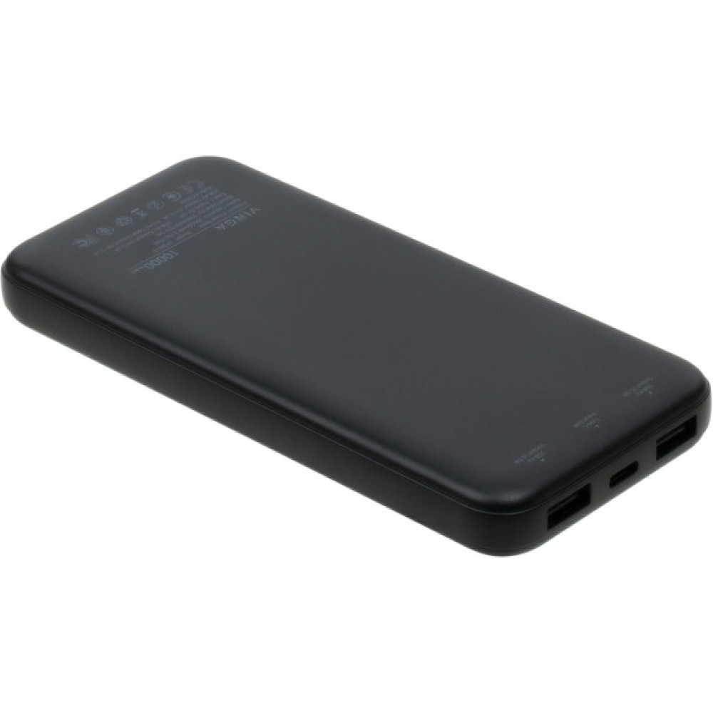 Батарея універсальна Vinga 10000 mAh 10W Black (VPBB10)