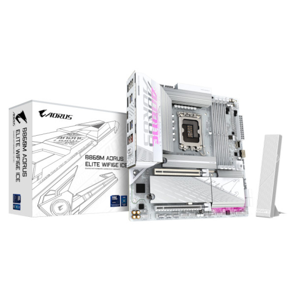 GIGABYTE B860M AORUS ELITE WIFI6E ICE