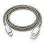 Дата кабель USB 2.0 AM to Lightning 1.0m 2.4A metal silver XoKo (XK-CTL-001-SL)