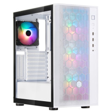 Корпус SilverStone Fara FAR1W-PRO-V2 без БЖ,  2xUSB3.0, 1xUSB2.0, 4x120мм, ARGB VGA 340мм, LCS ready, TG Side Panel, ATX, білий