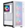 Корпус SilverStone Fara FAR1W-PRO-V2 без БЖ,  2xUSB3.0, 1xUSB2.0, 4x120мм, ARGB VGA 340мм, LCS ready, TG Side Panel, ATX, білий