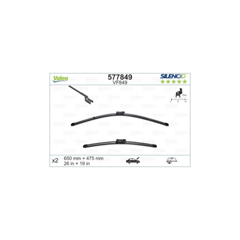 Щітка склоочисника Valeo 577849