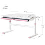 Парта Evo-kids Lite Pink (TH-360 WG/PN Lite) Парта Evo-kids Lite Pink (TH-360 WG/PN Lite)