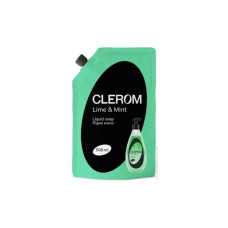 Рідке мило Clerom Lime and mint Дой-пак 500 мл (4820287020234)