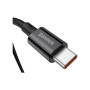 Дата кабель USB-C to USB-C 1.0m 5A Black Baseus (CATYS-B01) Дата кабель USB-C to USB-C 1.0m 5A Black Baseus (CATYS-B01)