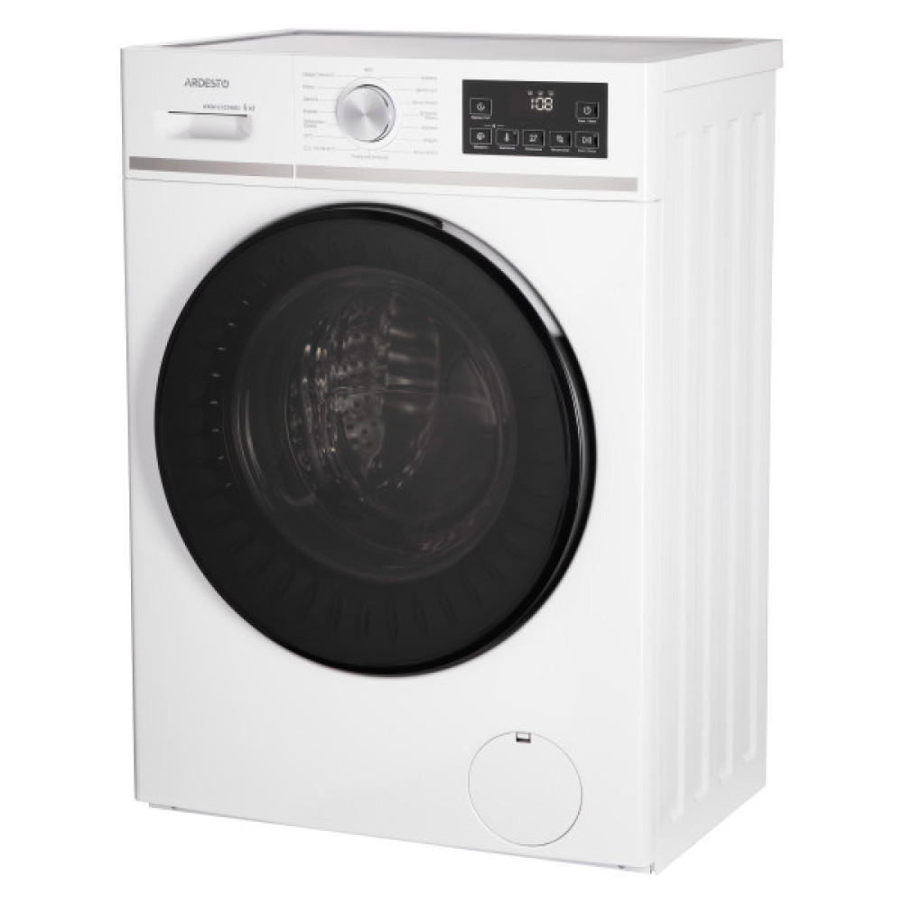 Пральна машина ARDESTO фронтальна Black Mars, 6кг, 1200, А++, 45см, дисплей, пара, білий