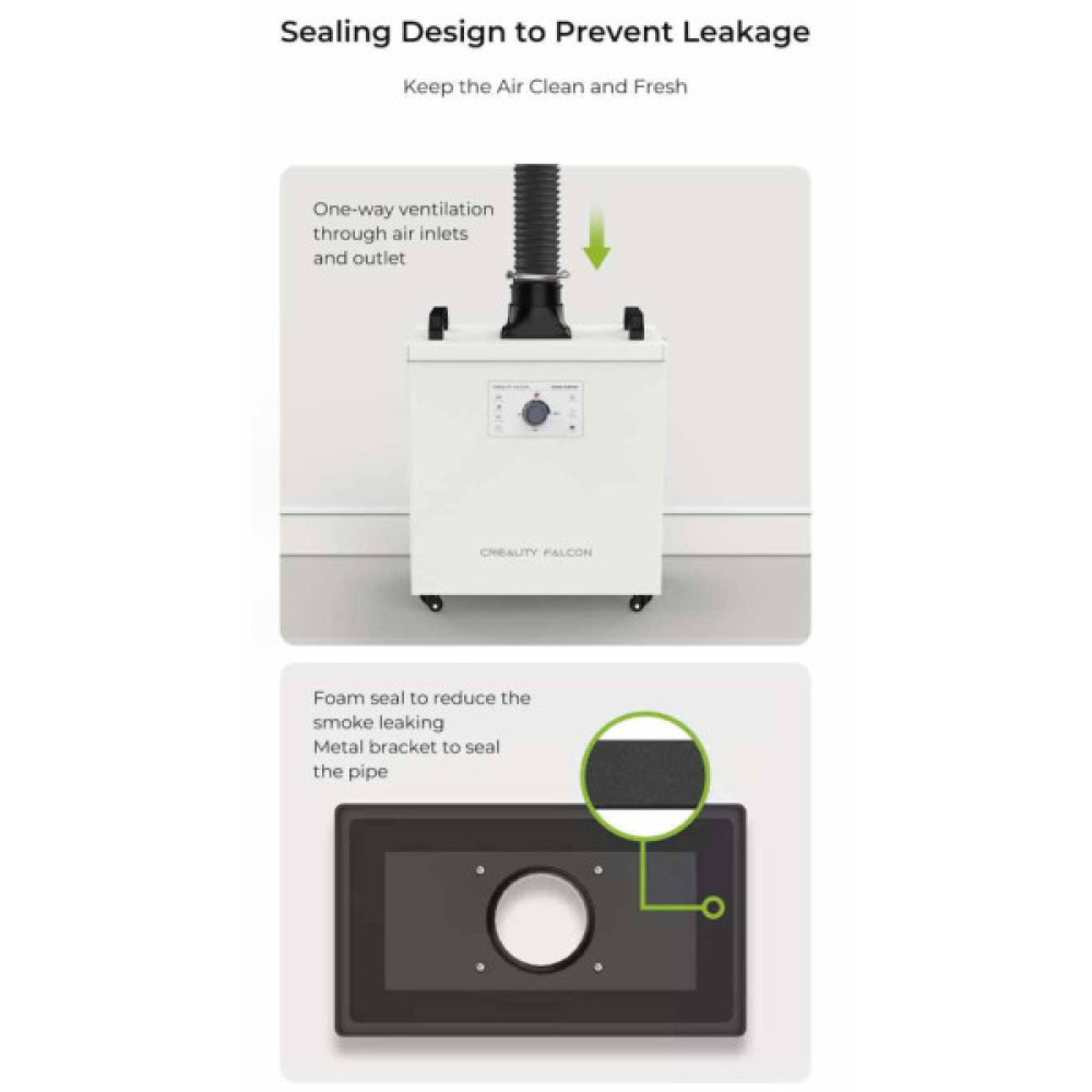 Фільтр для 3D-принтера Creality Falcon Smoke Purifier EU YW200 (4008060112)