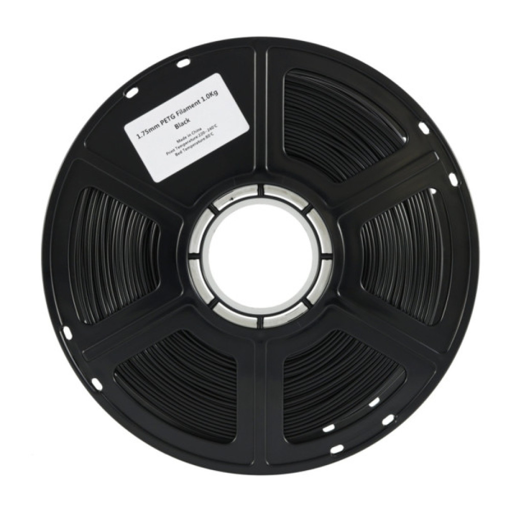 Пластик для 3D-принтера Flashforge PETG 1,75mm 1kg Black (PETB1)