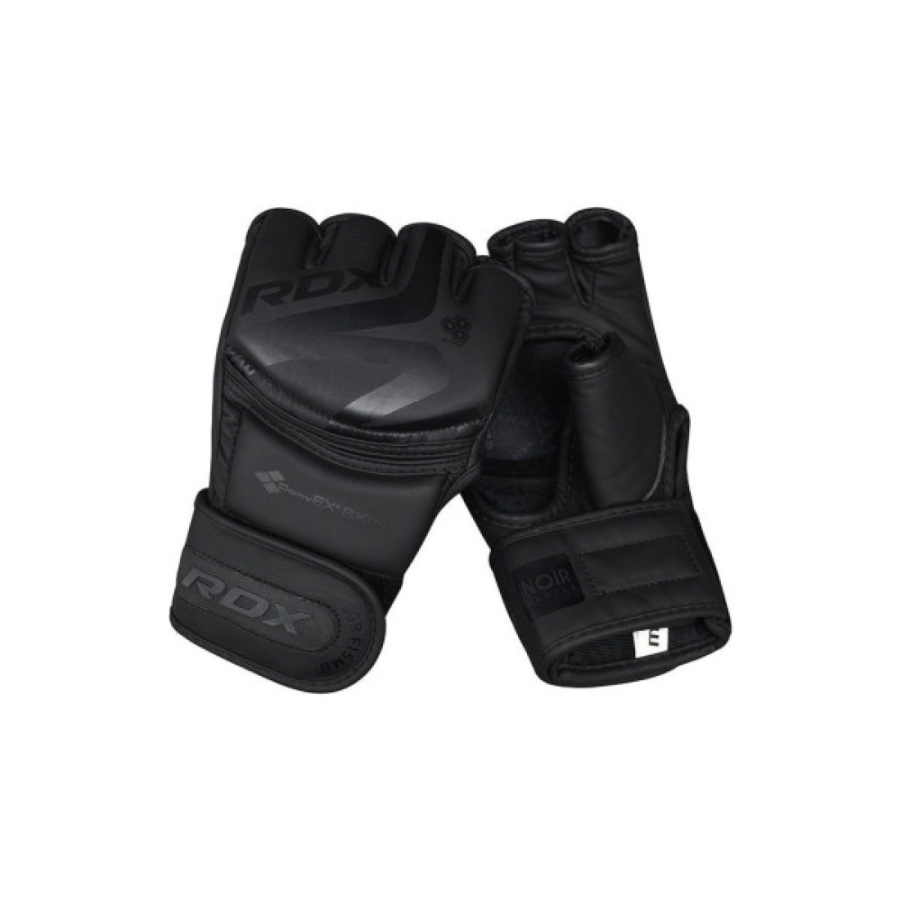 Рукавички для MMA RDX F15 Noir Matte Black S (GGR-F15MB-S)